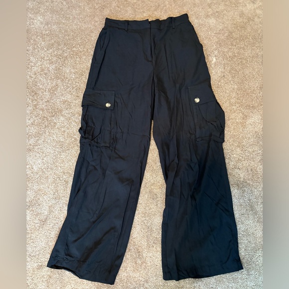 Black Cargo Pants Parisian Apparis - Picture 1 of 3